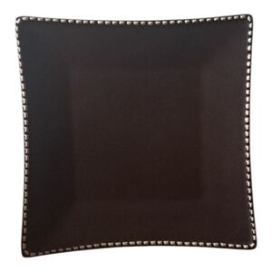 Italian Stitch Stoneware Square plates